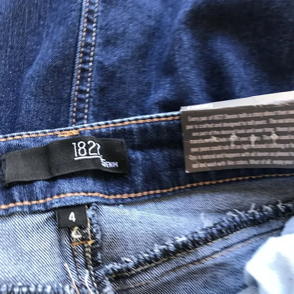 1822 Denim Dark Navy High Rise NWOT Maxi Skirt Womens Size 28 Inch Waist - Picture 9 of 9